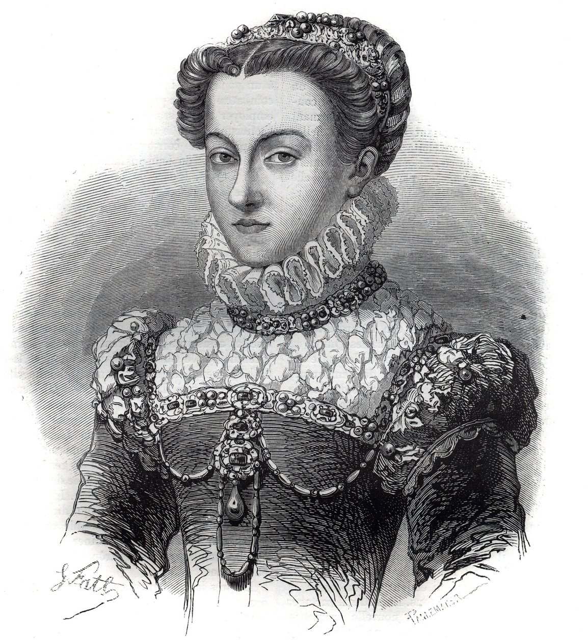 Porträt von Madame d