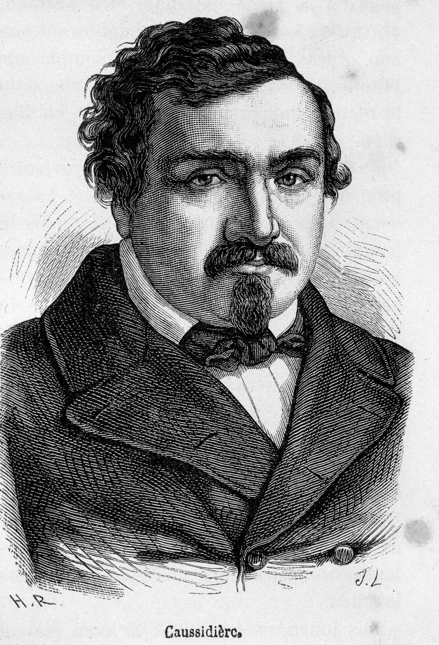 Porträt von Marc Caussidiere, französischer Politiker (1808-1861) von French School
