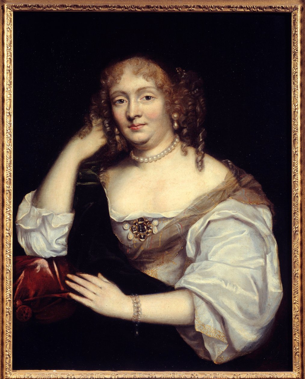 Porträt von Marie de Rabutin-Chantal, Marquise de Sevigne von French School