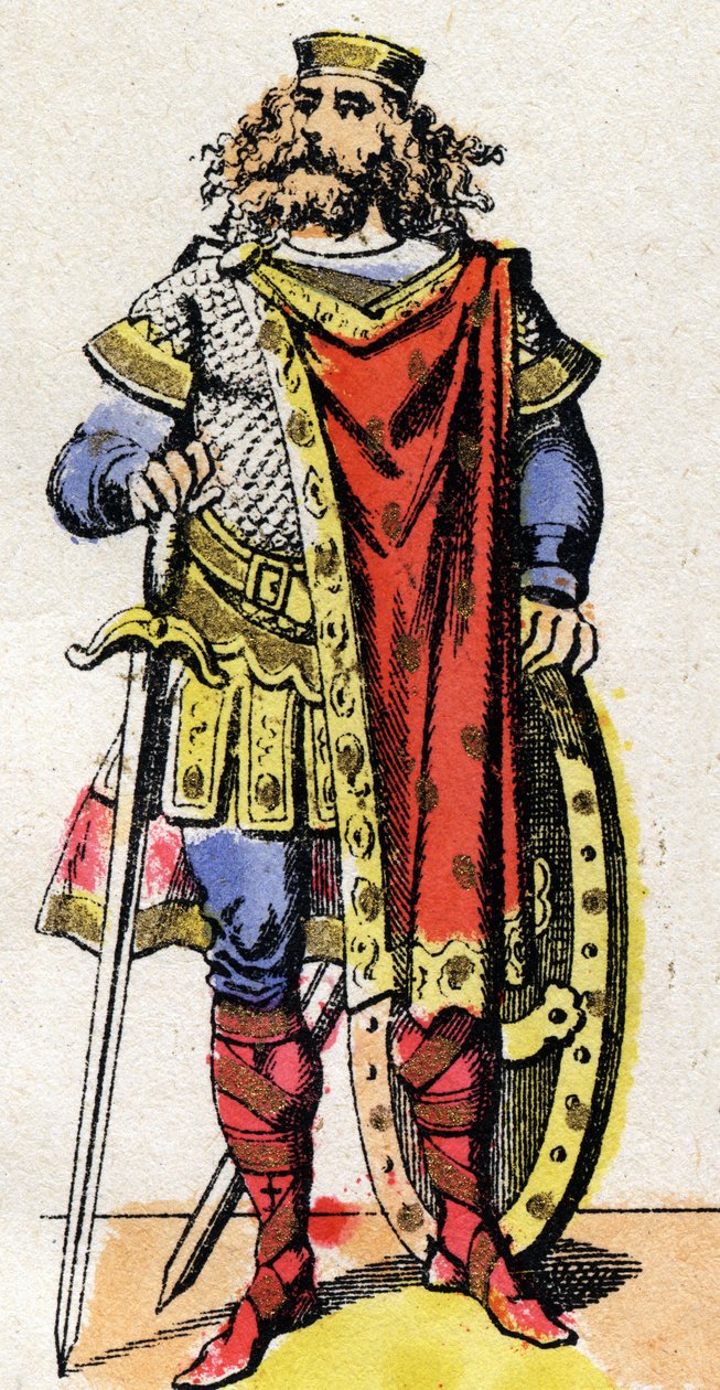 Porträt von Pharamond, König der Salischen Franken (Regierungszeit zwischen 420-428) von French School