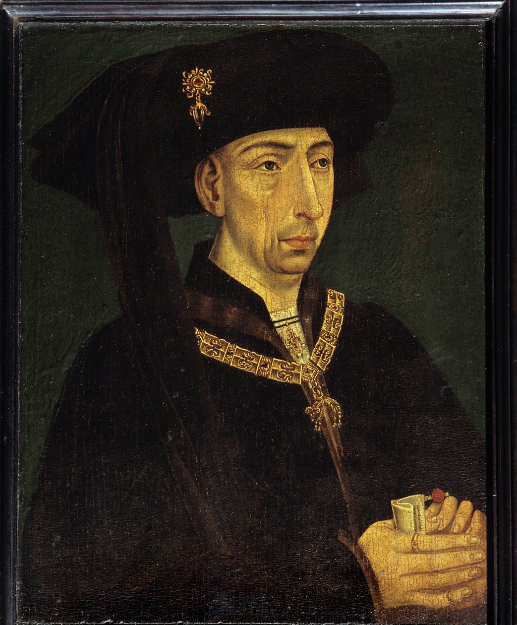 Porträt von Philipp III. von Burgund, genannt Philipp der Gute (1396-1467) von French School
