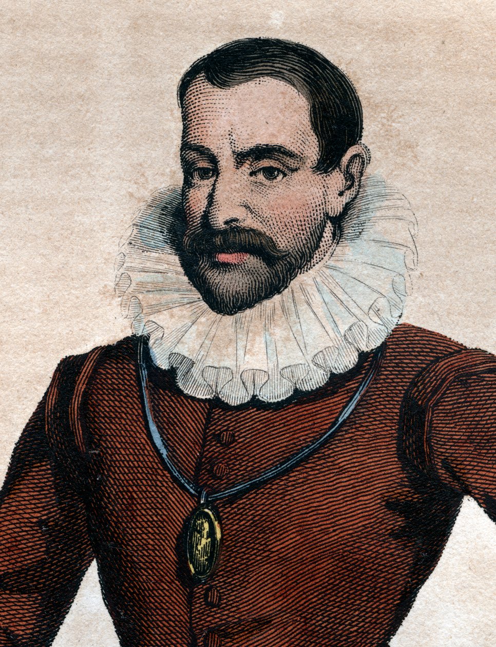 Porträt von Philippe Duplessis Mornay (1549-1623), Seigneur du Plessis Marly, französischer protestantischer Schriftsteller von French School
