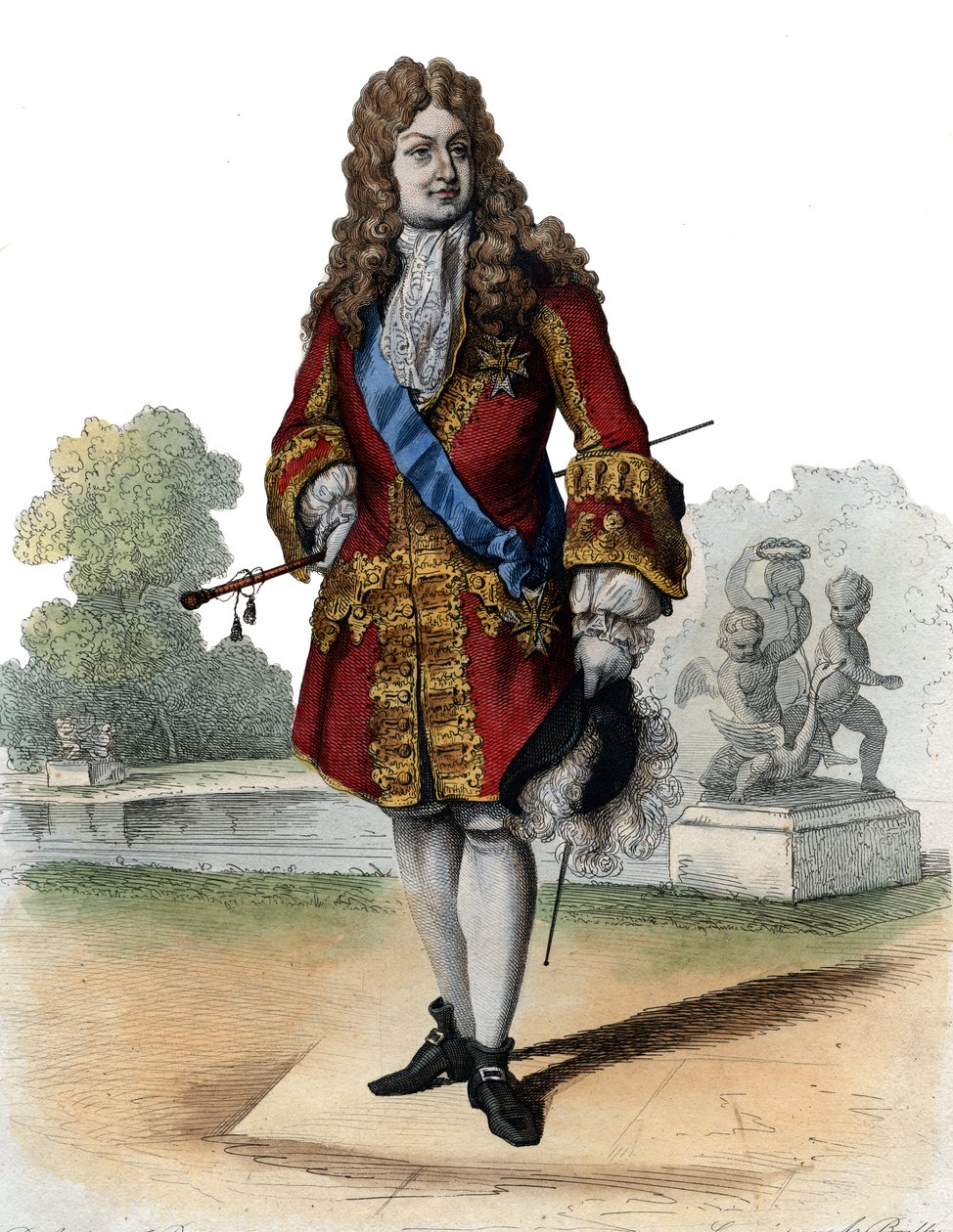 Porträt von Philippe II., Herzog von Orléans (1674-1723) von French School