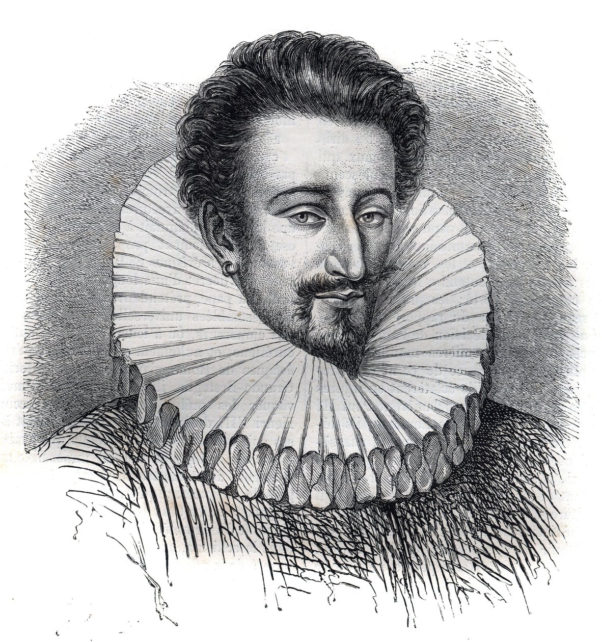 Porträt von Pierre Farnese (Pietro Farnese) (1350-1415). Er trägt einen Erdbeerkragen. Gravur in „Geschichte der Päpste (...) Verbrechen der Königinnen und Kaiser durch die Jahrhunderte“ von Maurice Lachatre von French School