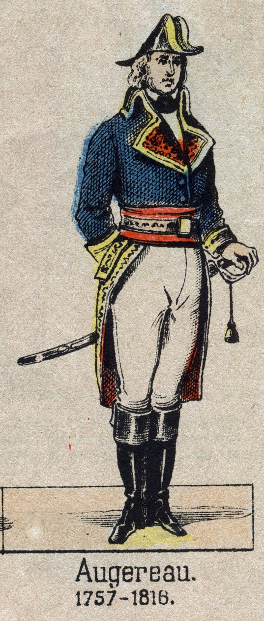 Porträt von Pierre François Charles Augereau, Herzog von Castiglione (Marschall Augereau), Marschall von Frankreich (Paris) von French School