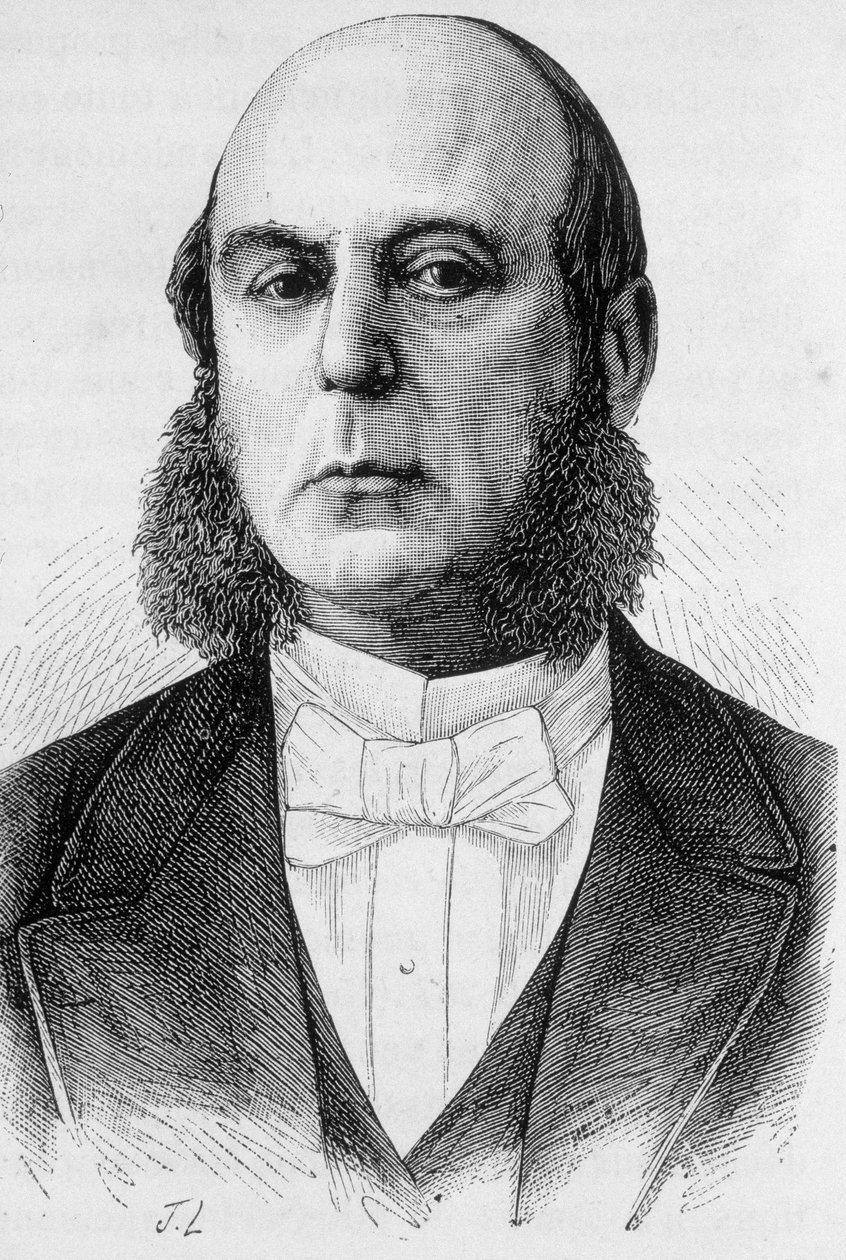 Porträt von Pierre Jules Baroche, französischer Politiker (1802-1870) von French School