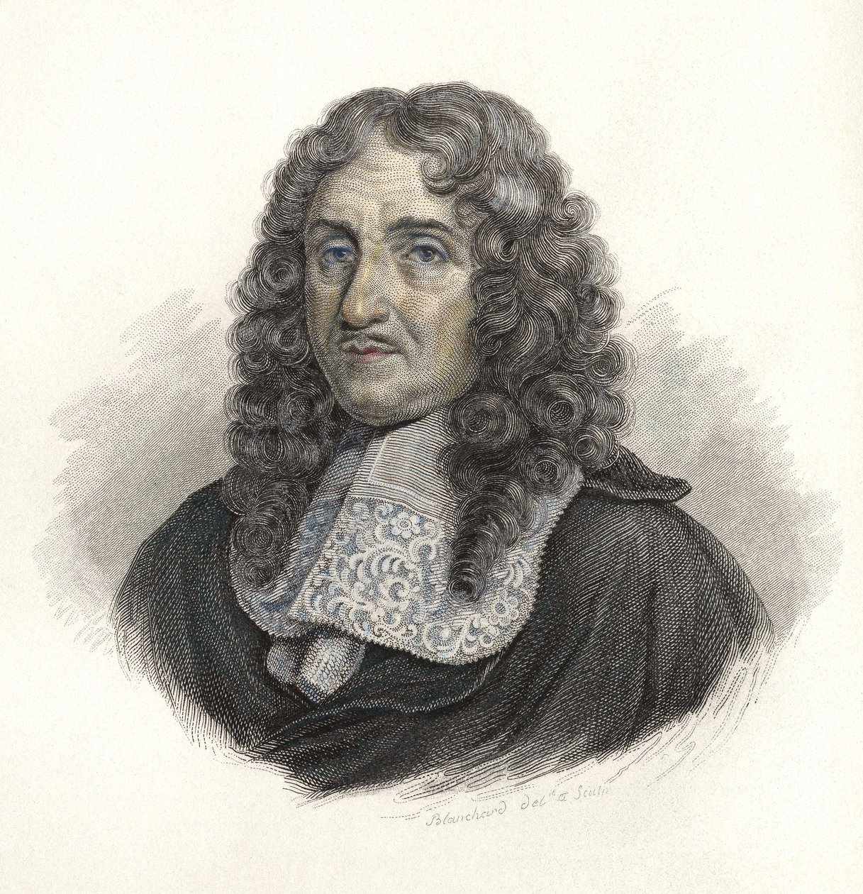 Porträt von Pierre Paul de Riquet (1604-1680), französischer Ingenieur. in „Portraits des Hommes Useful“ von French School