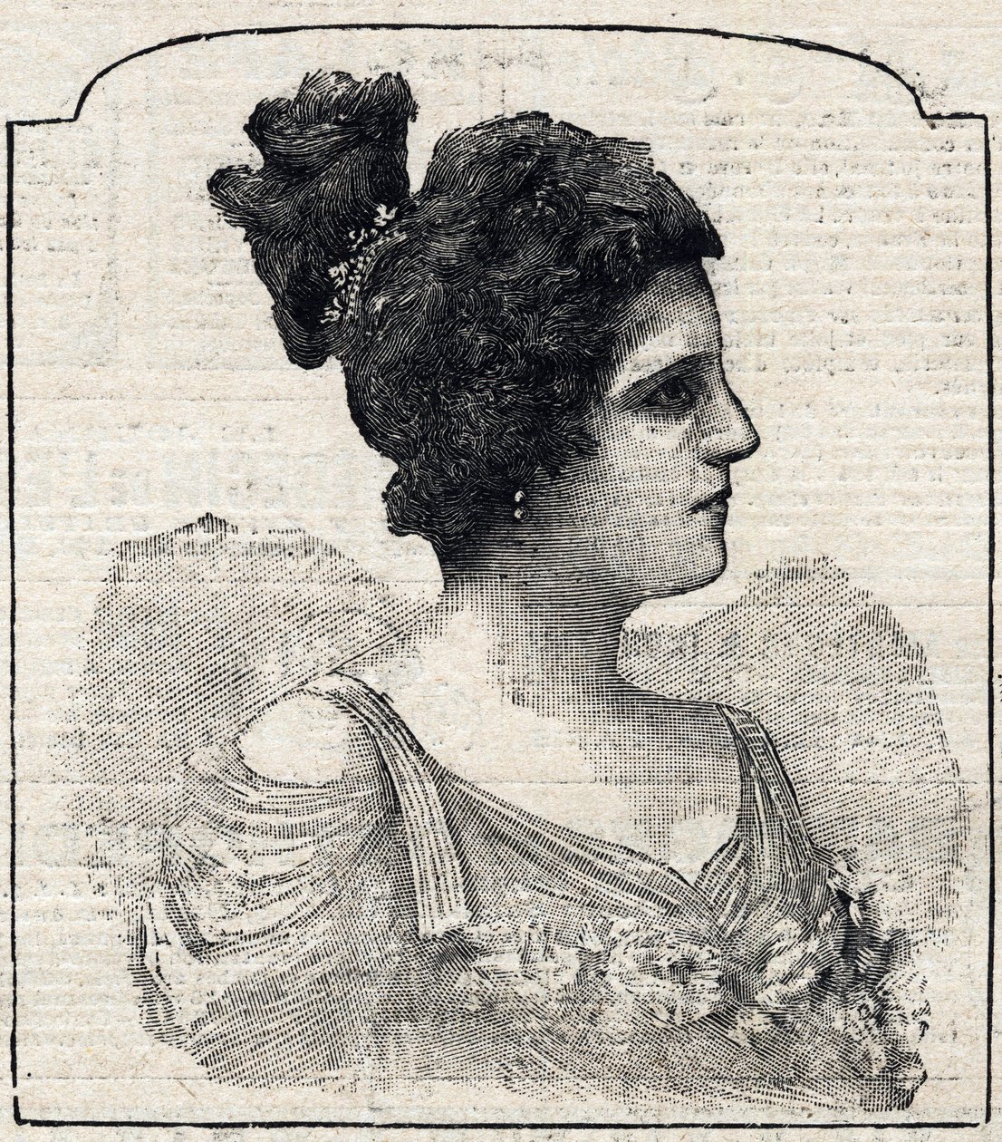 Porträt von Prinzessin Caraman-Chimay (Clara Ward - 1873 - 1916) von French School