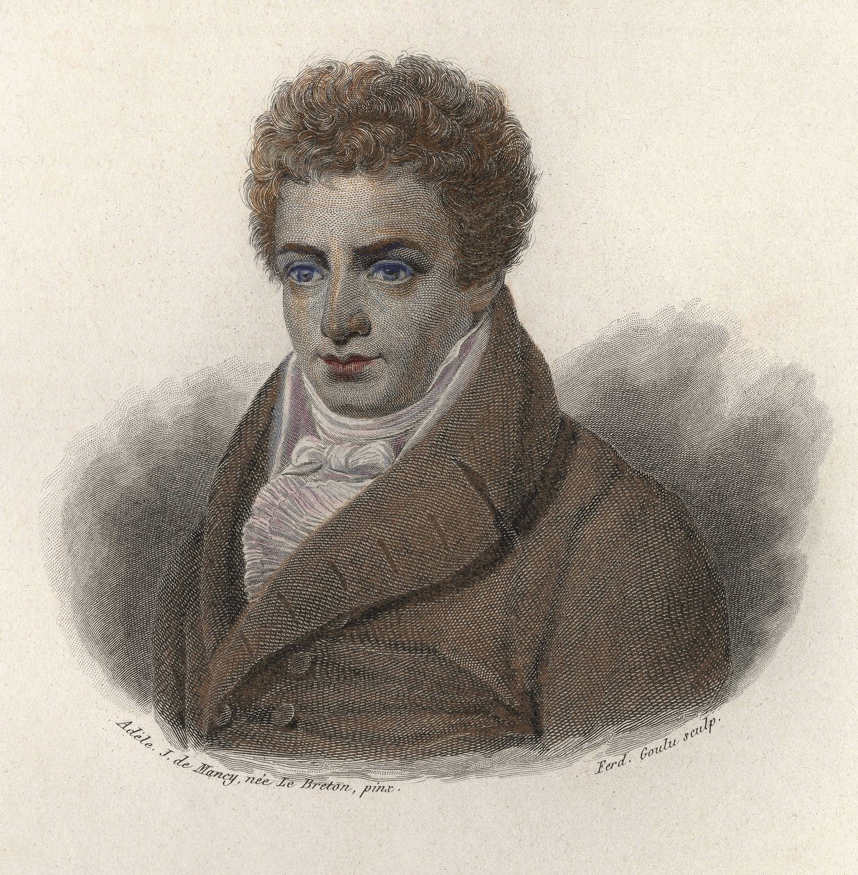 Porträt von Robert Fulton (1765-1815), amerikanischer Ingenieur. In „Portraits of Useful Men“ von French School