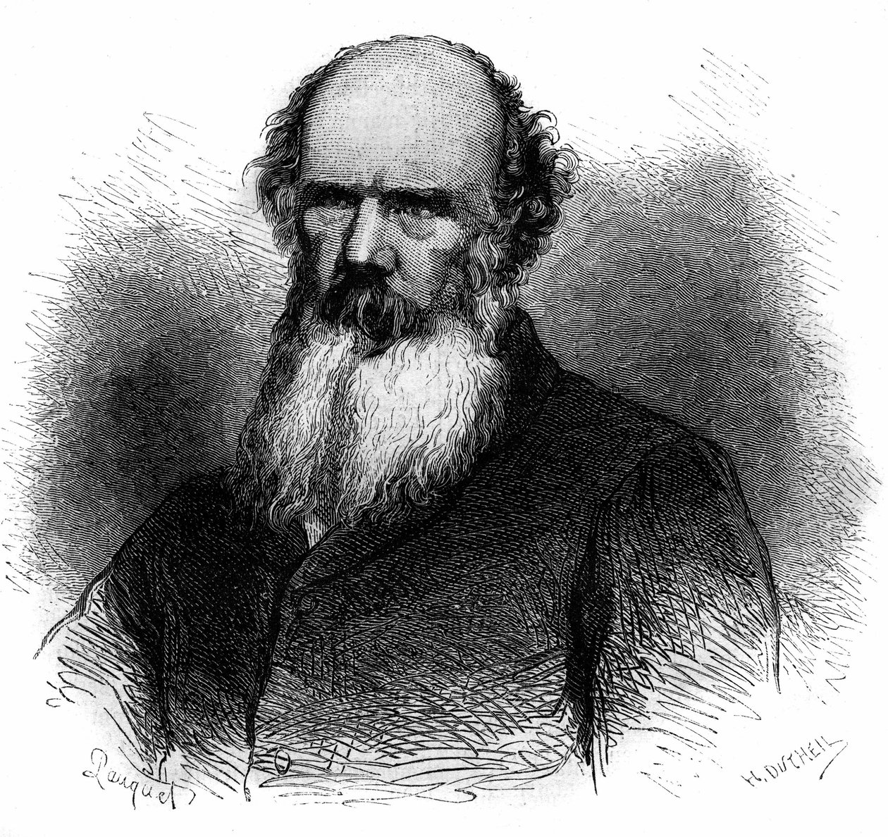 Porträt von Samuel Charters Macpherson (1806-1860), britischer Soldat und Politiker. Gravur von 1868. von French School