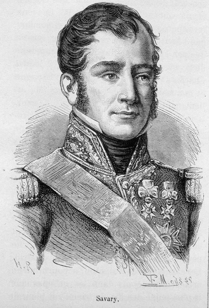 Porträt von Savary, Herzog von Rovigo (1808), französischer General und Politiker (1774-1833) - in „L