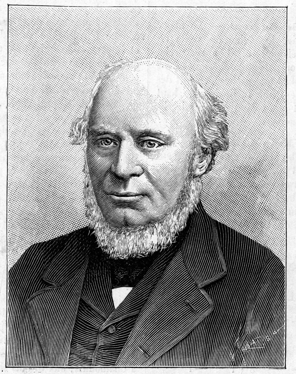 Porträt von Sir John Fowler (1817-1898), englischer Ingenieur von French School