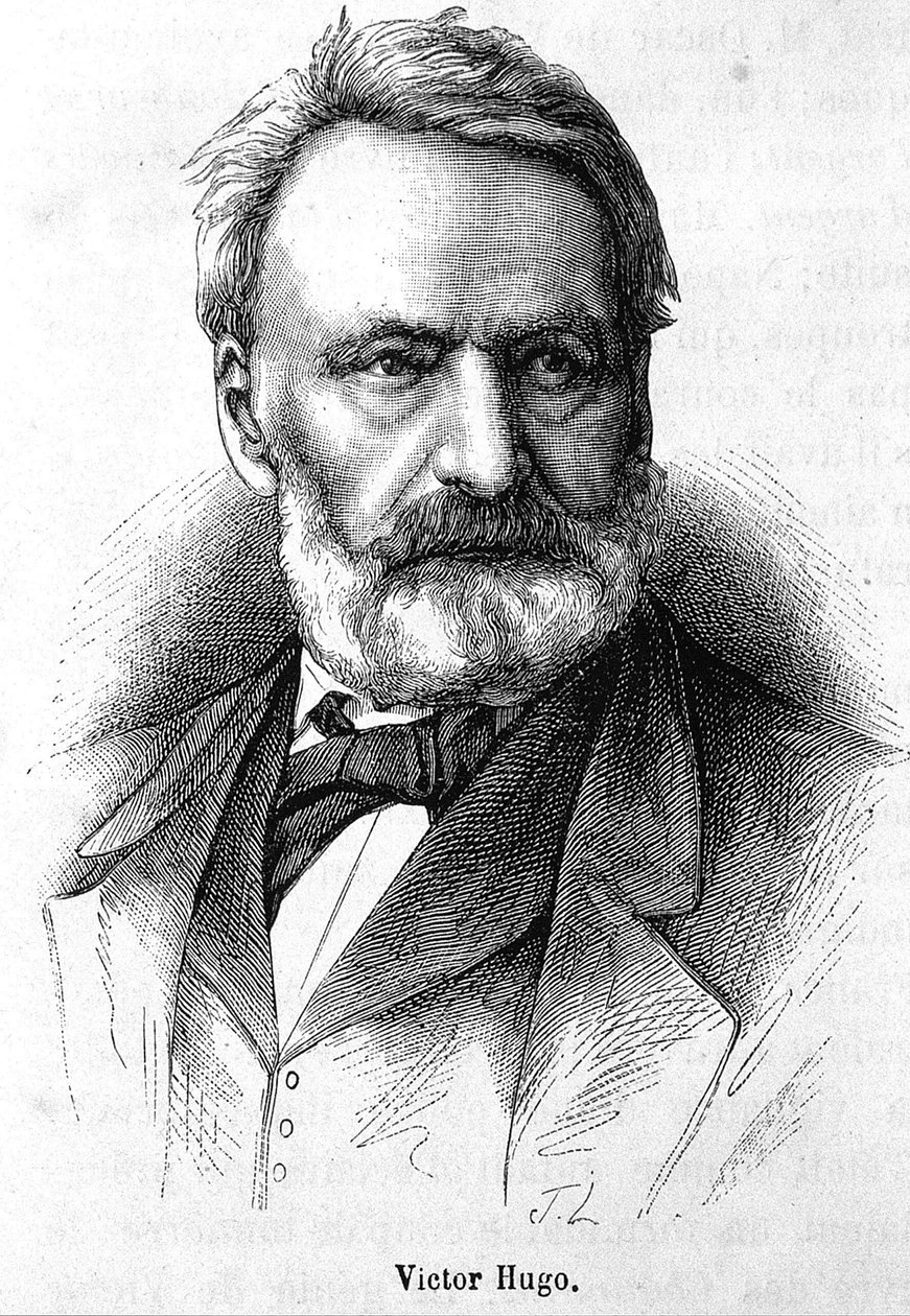 Porträt von Victor Hugo (1802-1885) - in „L