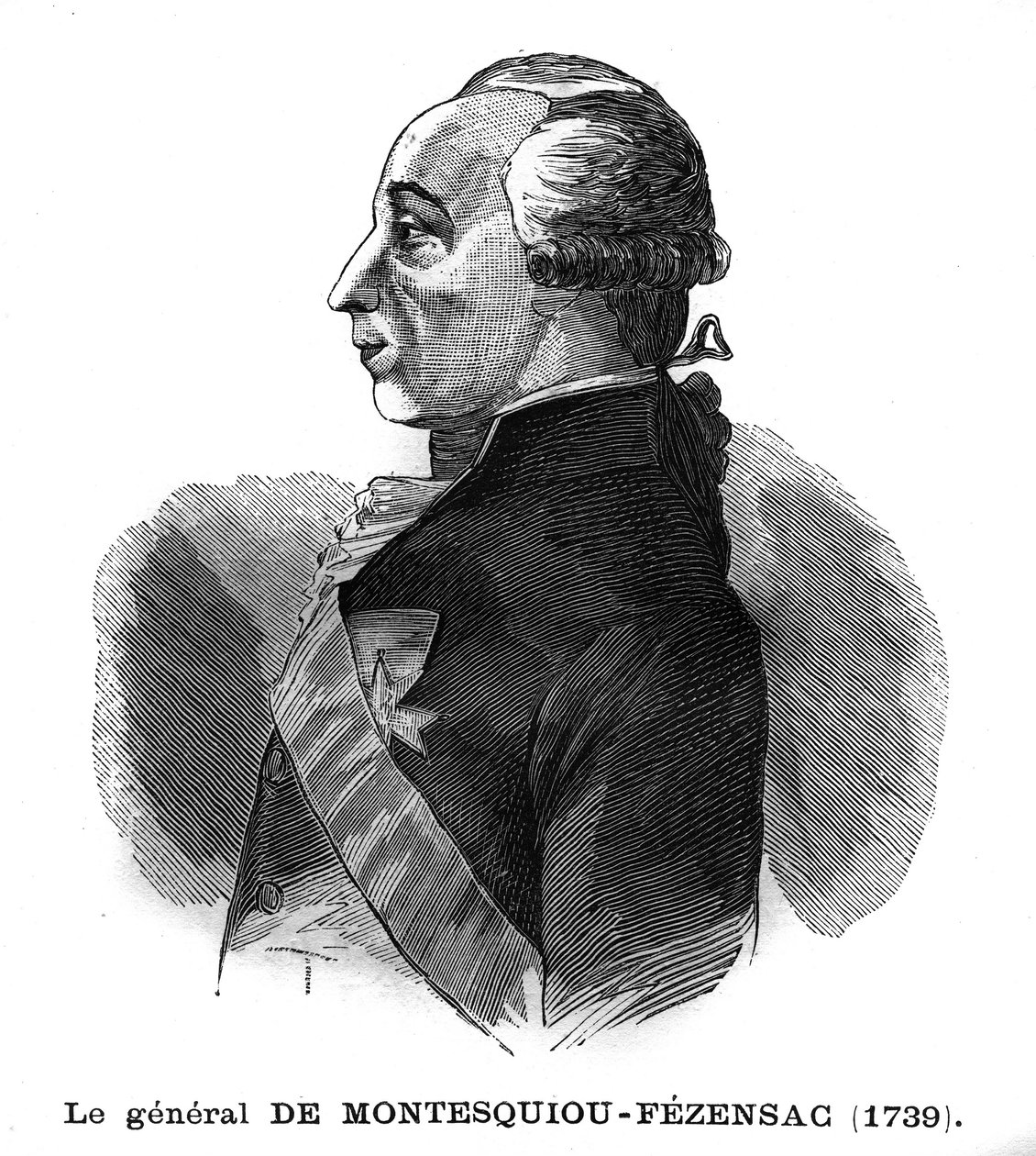 Porträt des Marquis Anne Pierre Comte de Montesquiou Fezensac. von French School