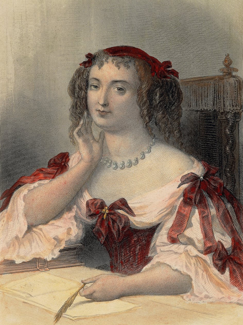 Porträt der Marquise de Sevigne von French School