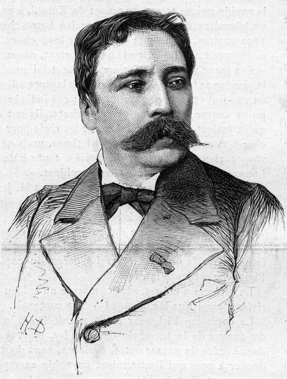 Porträt des Malers James Bertrand (1825-1887) von French School