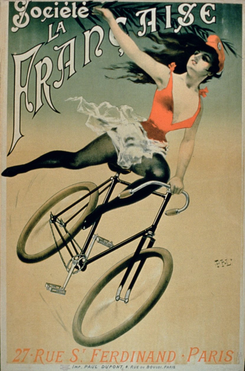 Plakatwerbung für Societe La Francaise, Paris von French School