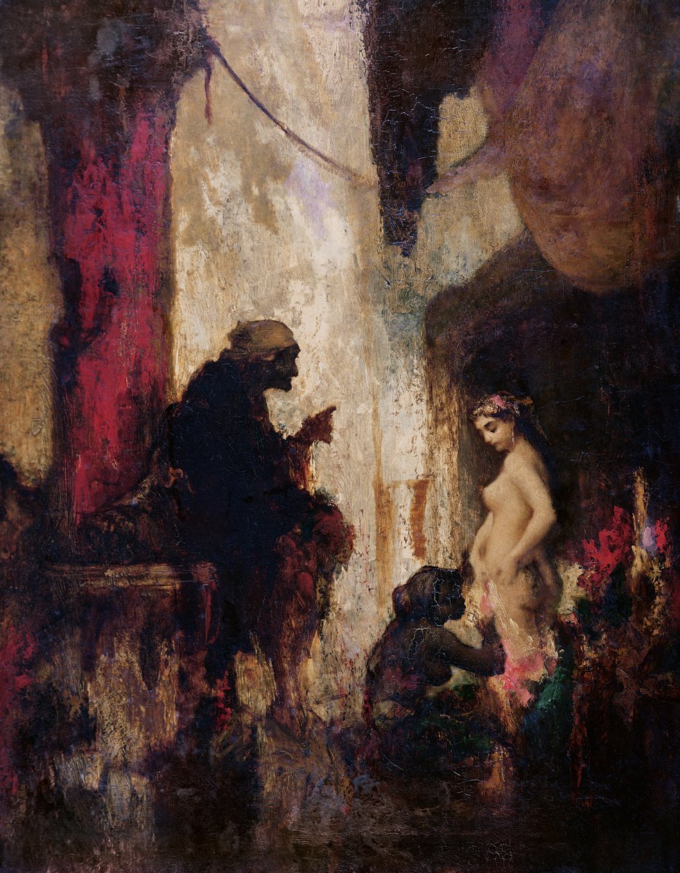 Vorbereitungen für den Hexensabbat, 1. Hälfte des 19. Jahrhunderts von French School