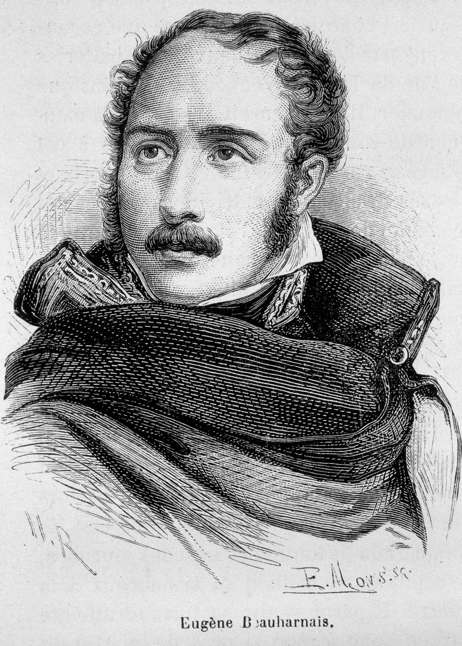 Prinz Eugene Rose de Beauharnais (1781-1824, Sohn von Alexandre de Beauharnais und Josephine) - in „L