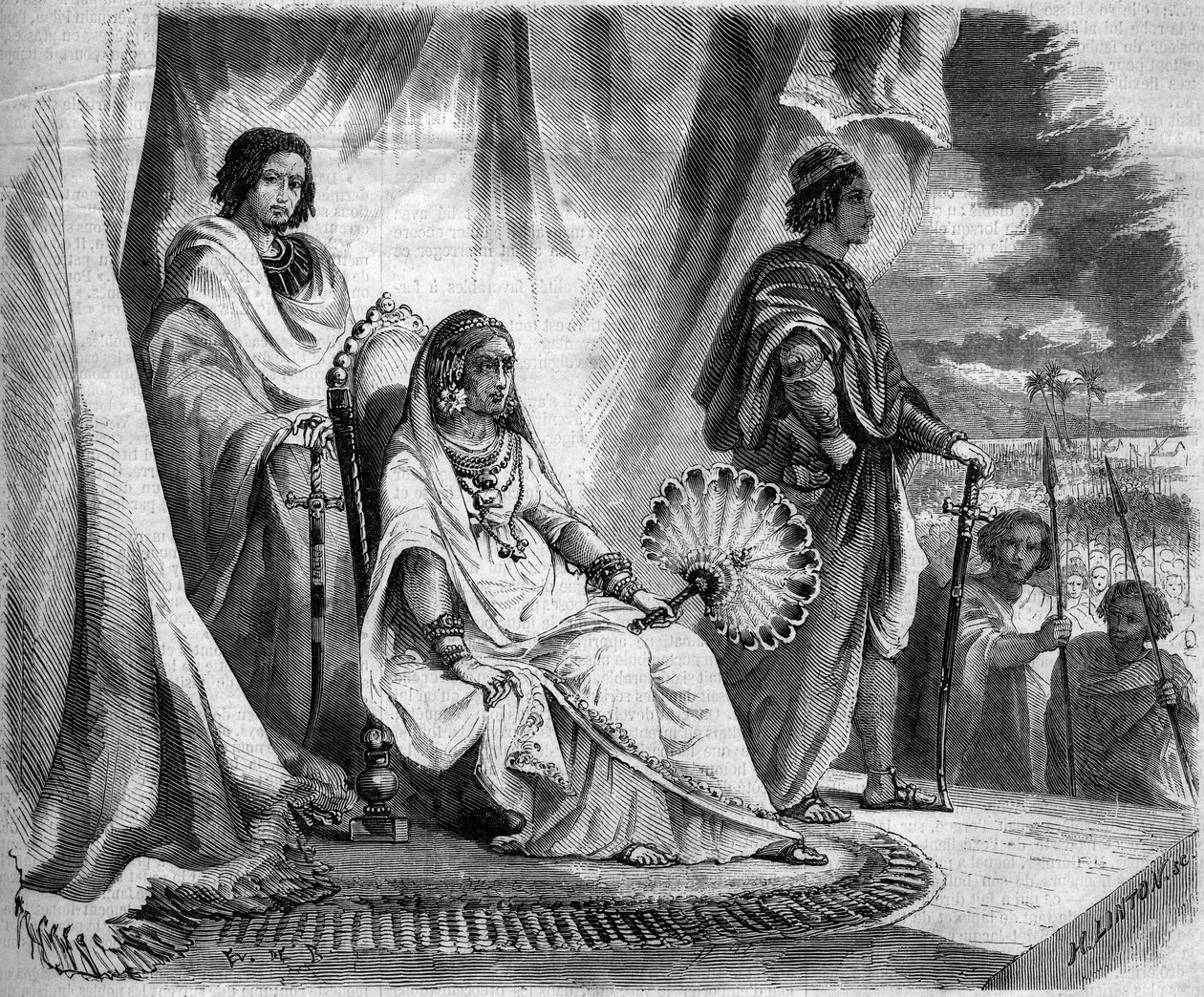 Königin Ranavalo Manjaka I (Ranavalona) von French School