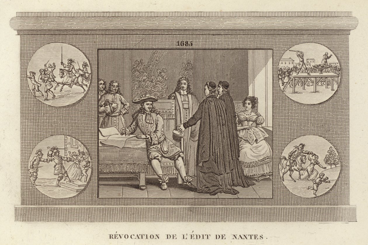 Widerruf des Edikts von Nantes von French School