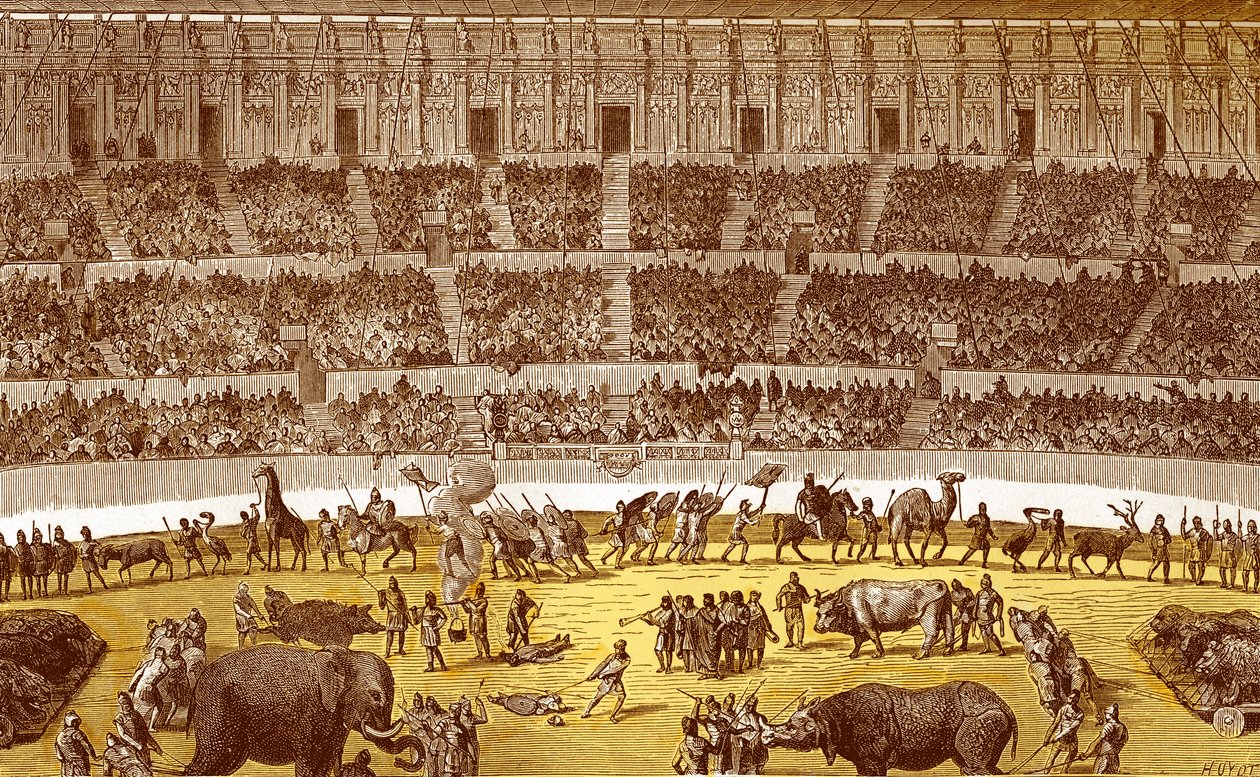 Römischer Zirkus in der Antike, aus 