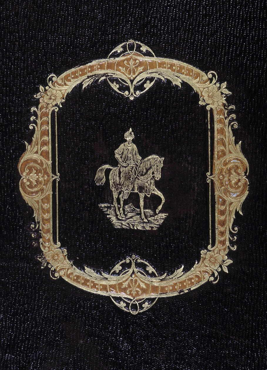 Romantischer Stil Umschlag von „Album des Voyages“ von French School