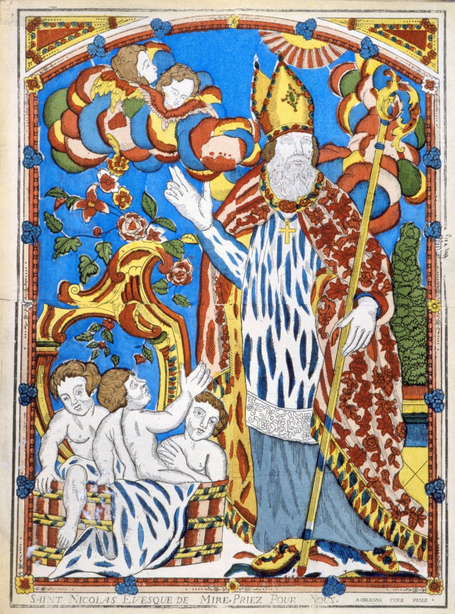 Heiliger Nikolaus, Bischof von Myra, bete für uns von French School