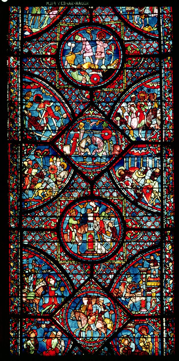 Szenen aus dem Leben Karls des Großen (747-814) aus dem Umgang, ca. 1215-25 von French School