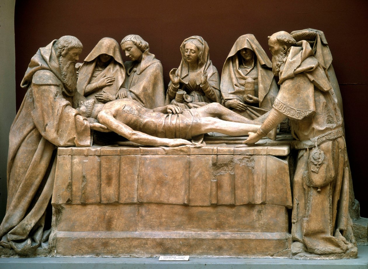 Skulptur aus dem Hôtel-Dieu de Tonnerre (Yonne) von French School