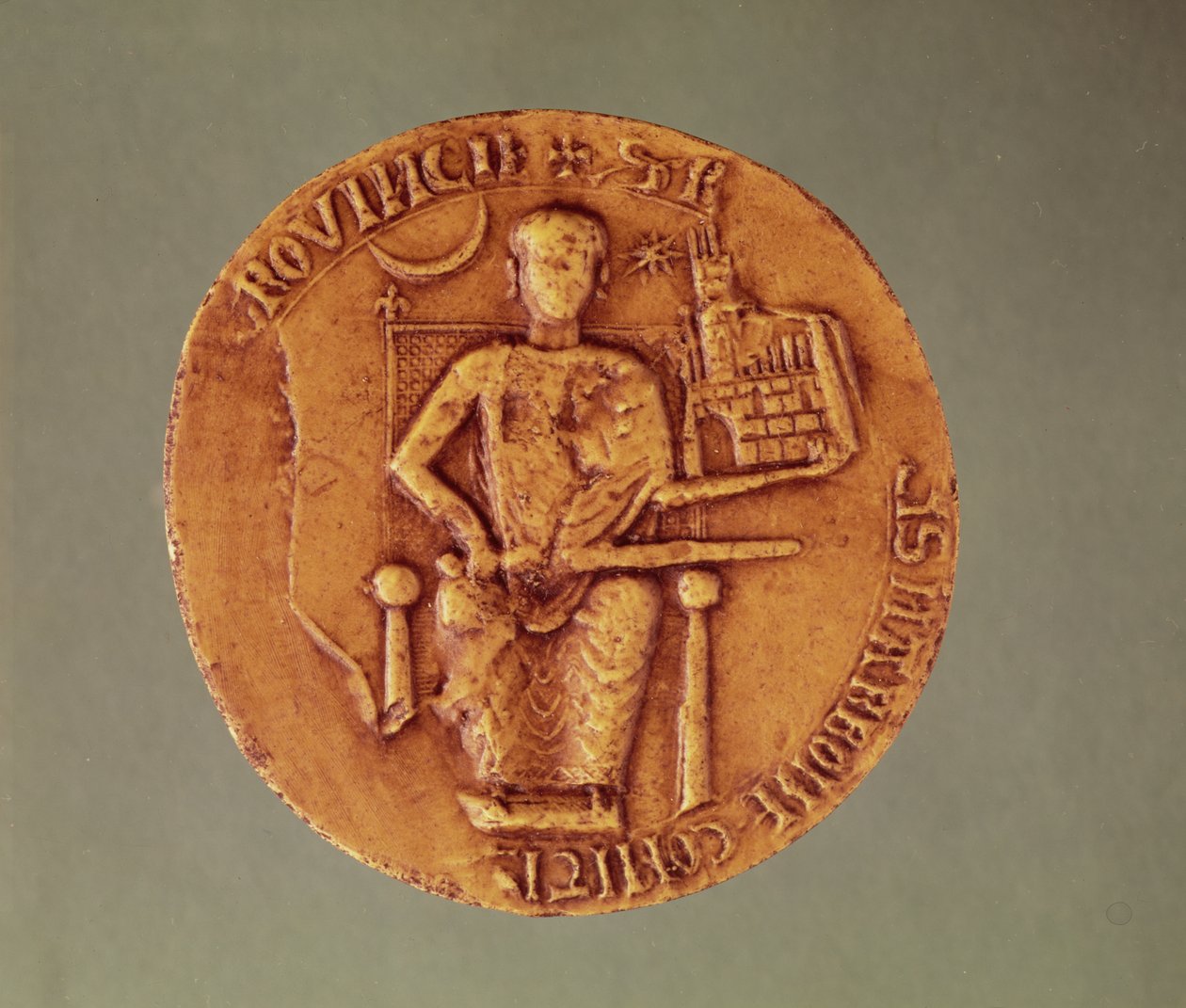 Siegel von Raymond VI (1156-1222), Graf von Toulouse, 1204 von French School
