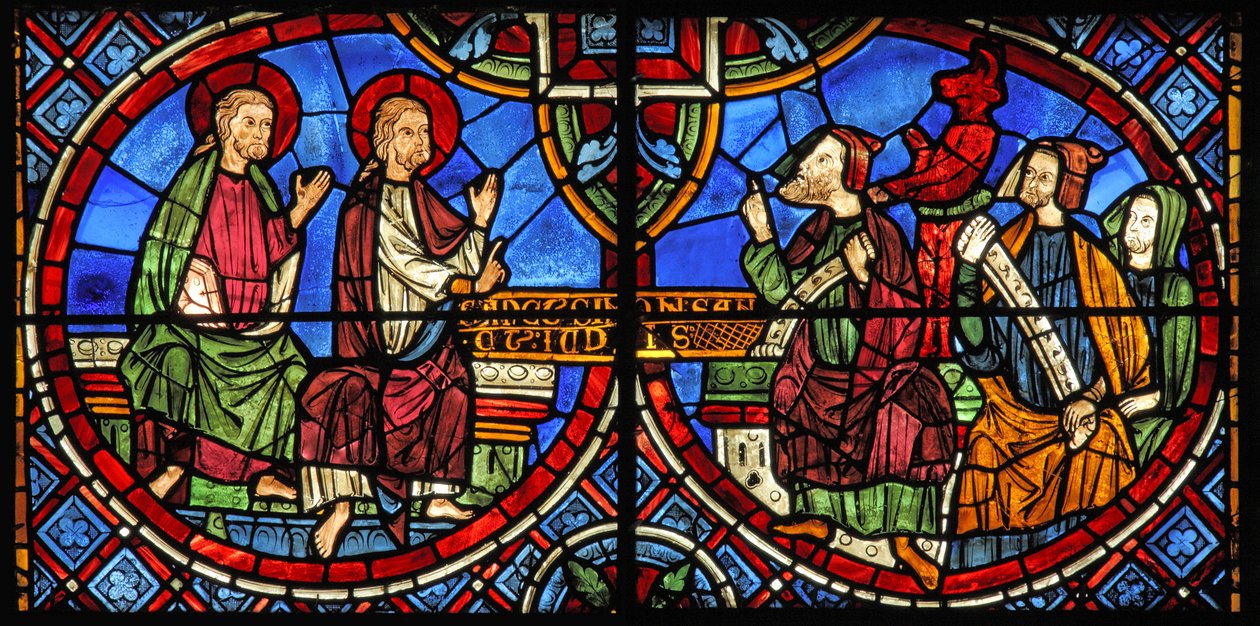 St. Simon und St. Judas mit persischen Magiern von French School