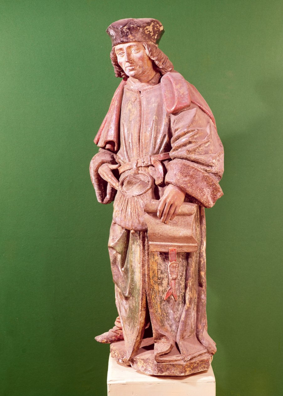 St. Yves de Treguier (1253-1303), aus der Kirche St. Martin, Amiens von French School
