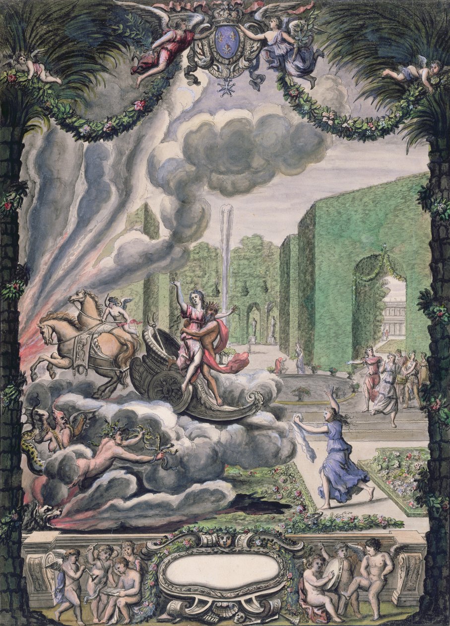 Die Entführung der Proserpina durch Pluto von French School