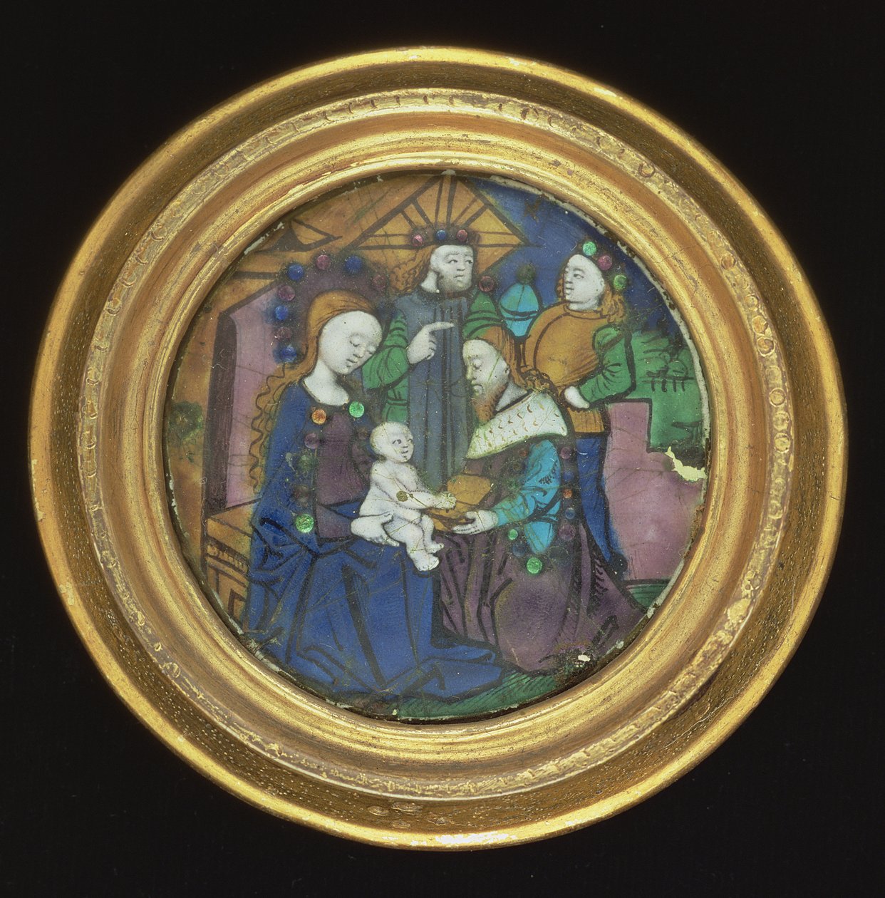 Die Anbetung der Heiligen Drei Könige, Limoges von French School