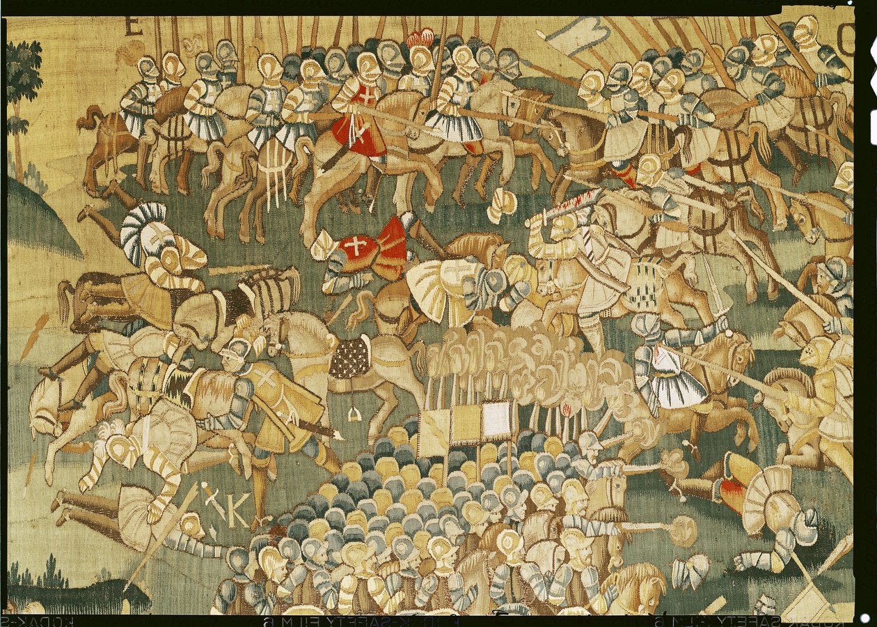 Die Schlacht von Jarnac und die Ermordung von Louis I. von Bourbon, 1570-80 von French School