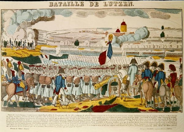 Die Schlacht von Lutzen, 2. Mai 1813 von French School