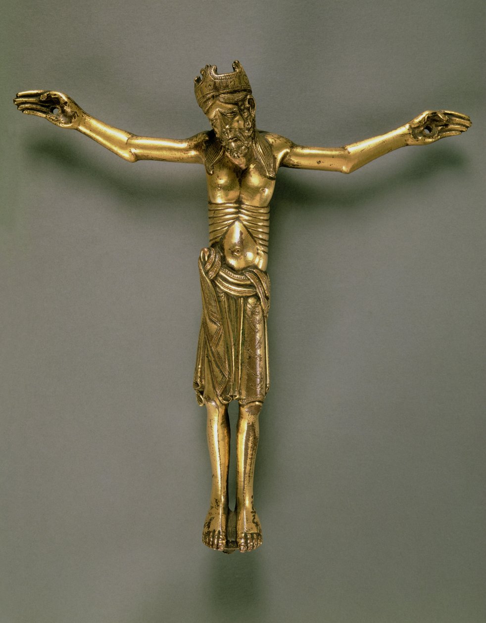 Der gekreuzigte Christus, Französisch, zweite Hälfte des 12. Jahrhunderts von French School