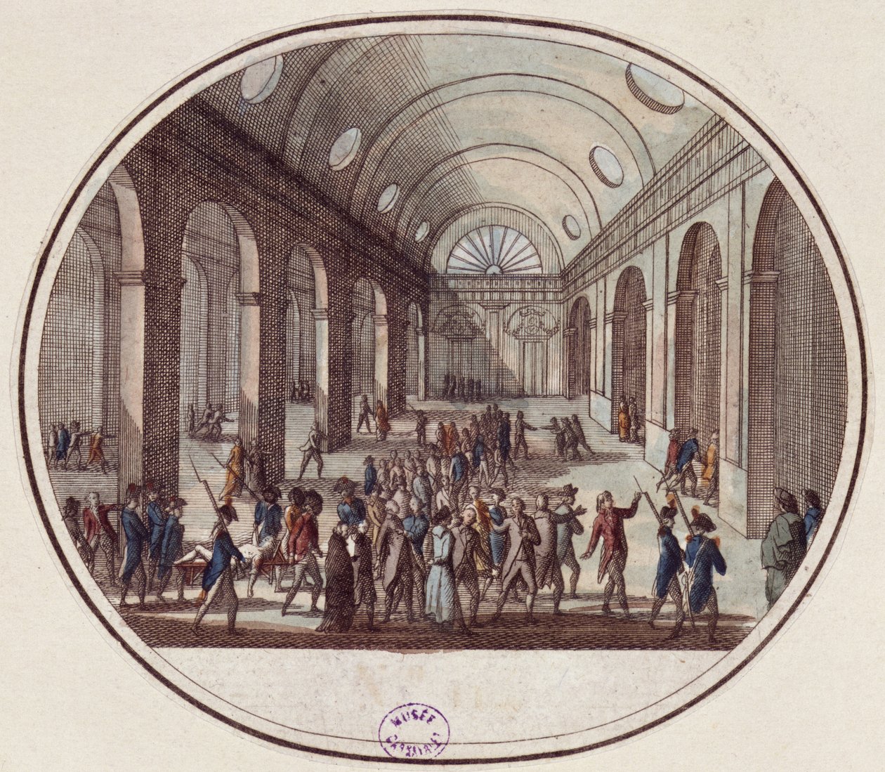 Der Tod von einundzwanzig Girondisten-Abgeordneten, 31. Oktober 1793 (10 Brumaire Jahr 2) von French School