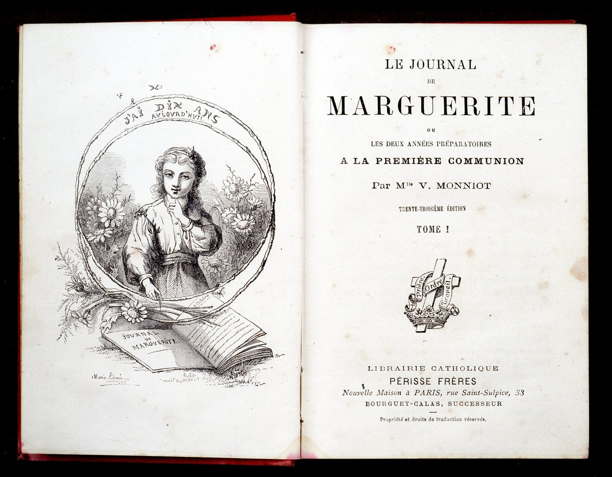 Das Tagebuch von Margarita oder die zwei Jahre der Vorbereitung auf die erste Kommunion von Fräulein V. Monniot von French School