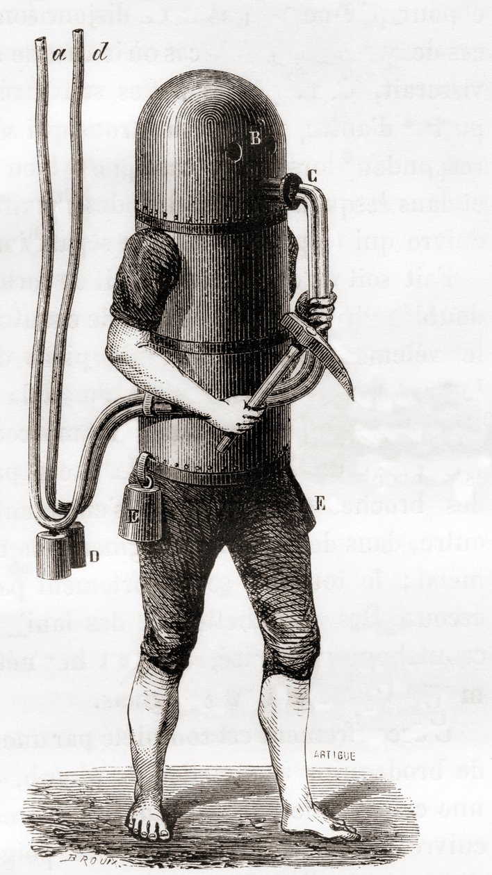 Die Tauchmaschine von Karl Heinrich Klingert von French School