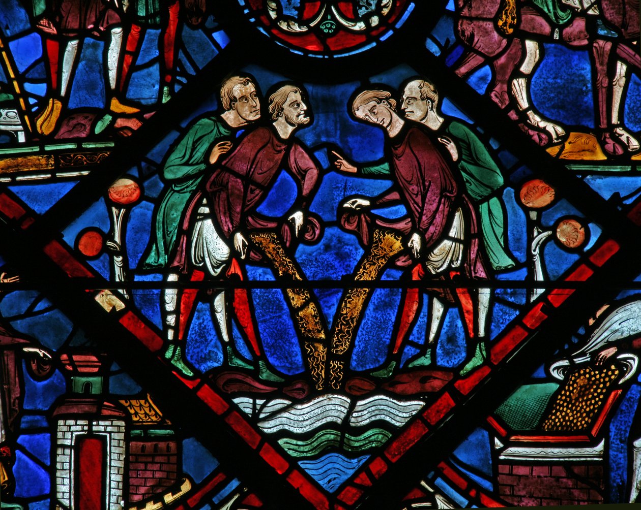 Das Joseph-Fenster: Die ägyptischen Jahre des Überflusses von French School