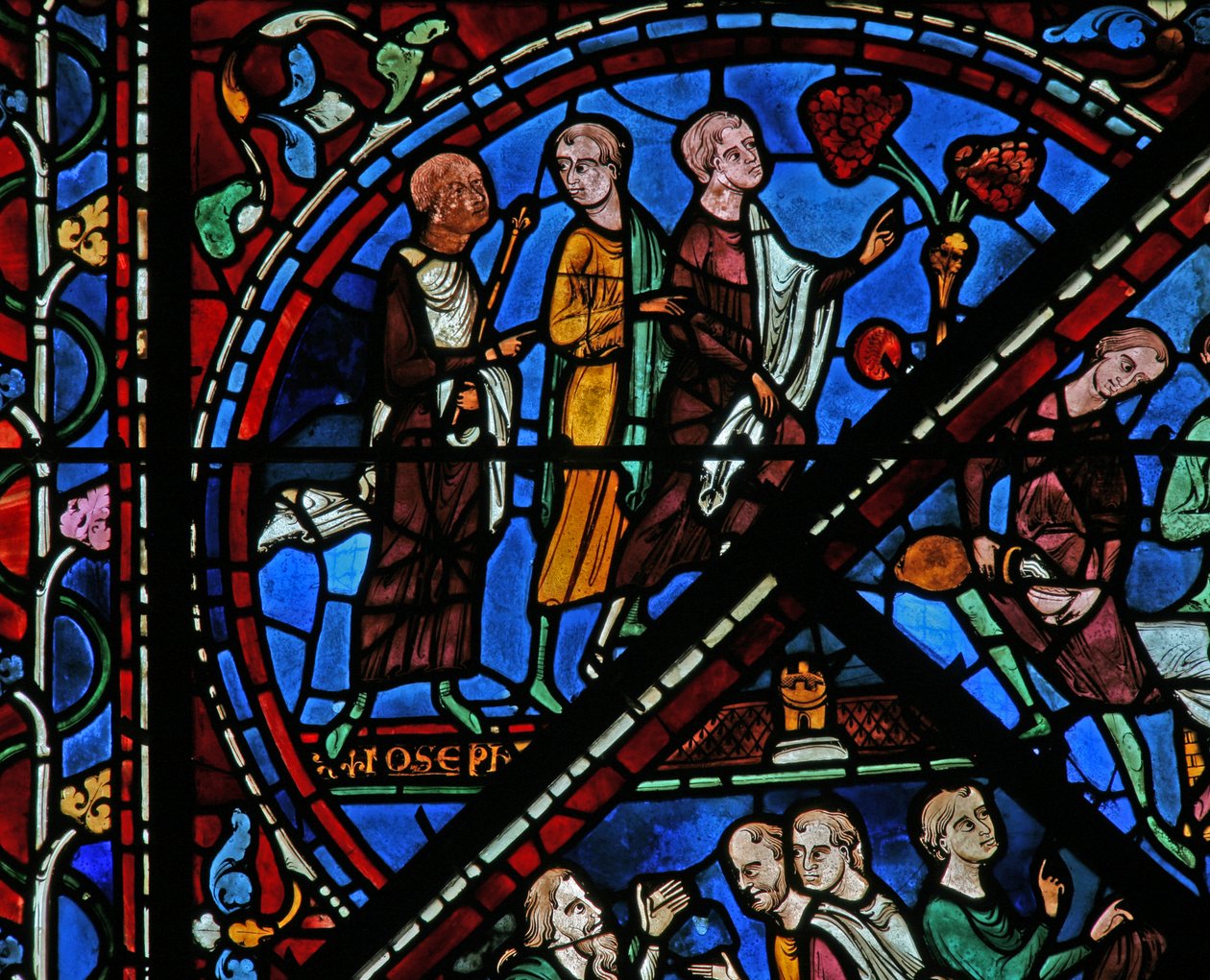 Das Joseph-Fenster: Er begrüßt seine Brüder von French School