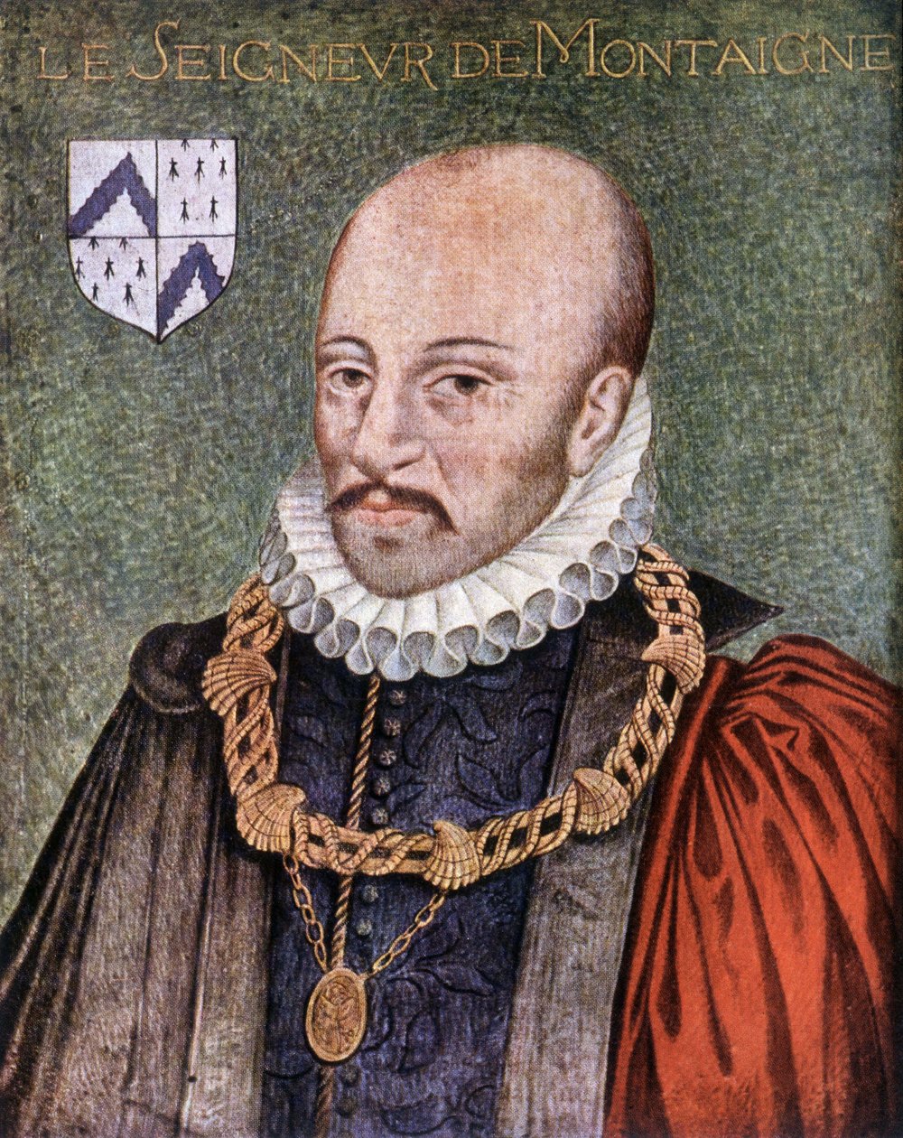 Der Herr von Montaigne - nach dem Gemälde im Musée Condé de Chantilly von French School