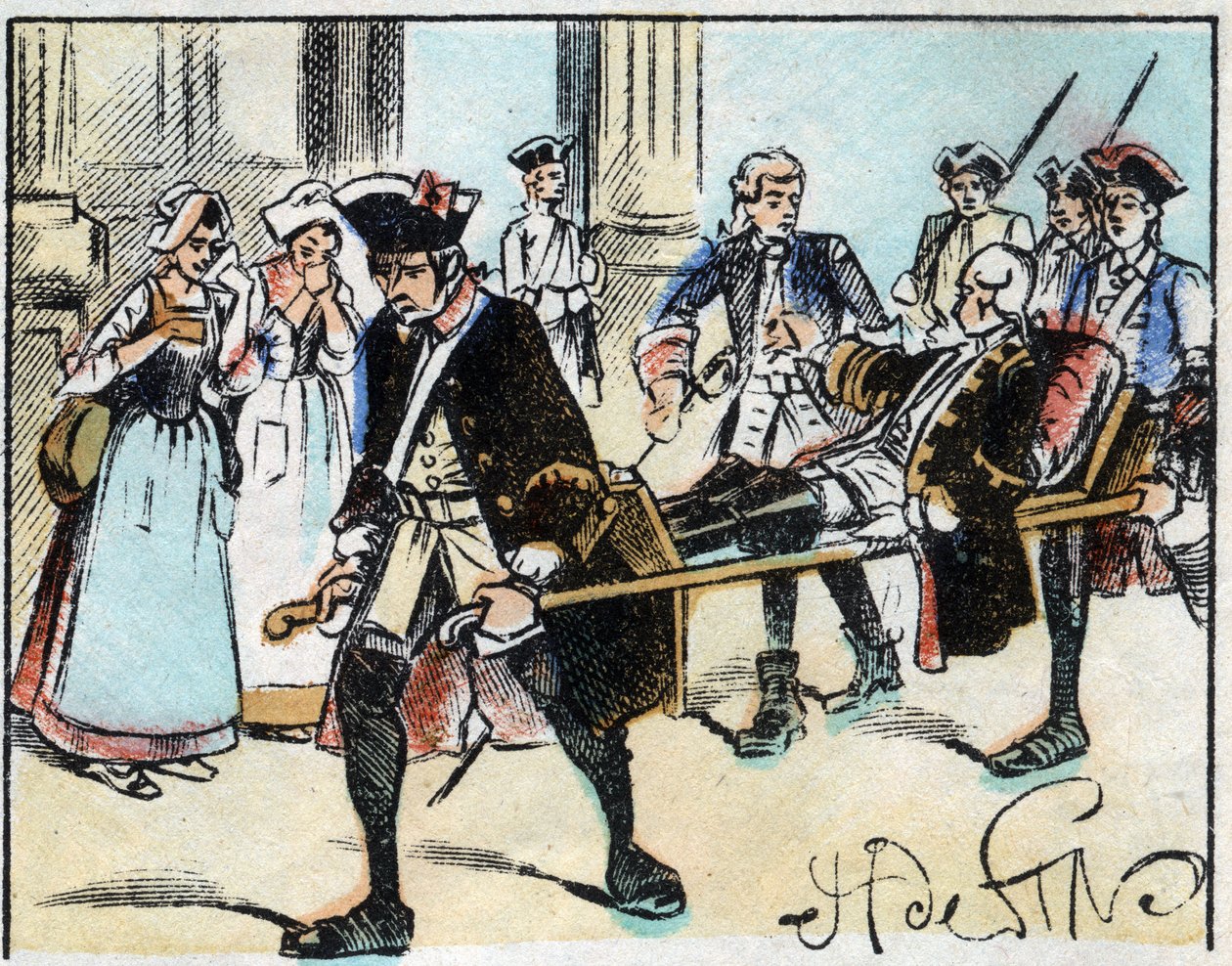 Der Marquis von Montcalm (Louis Joseph de Montcalm) von French School