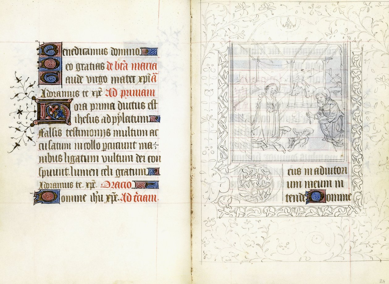 Die Geburt Christi, ca. 1440 von French School
