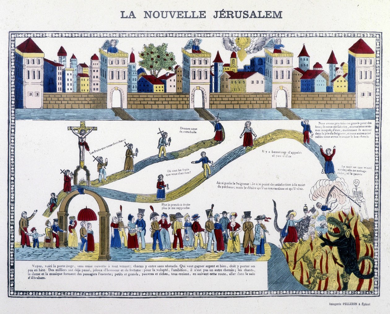 Das Neue Jerusalem: das Jüngste Gericht - Bild von Epinal von French School