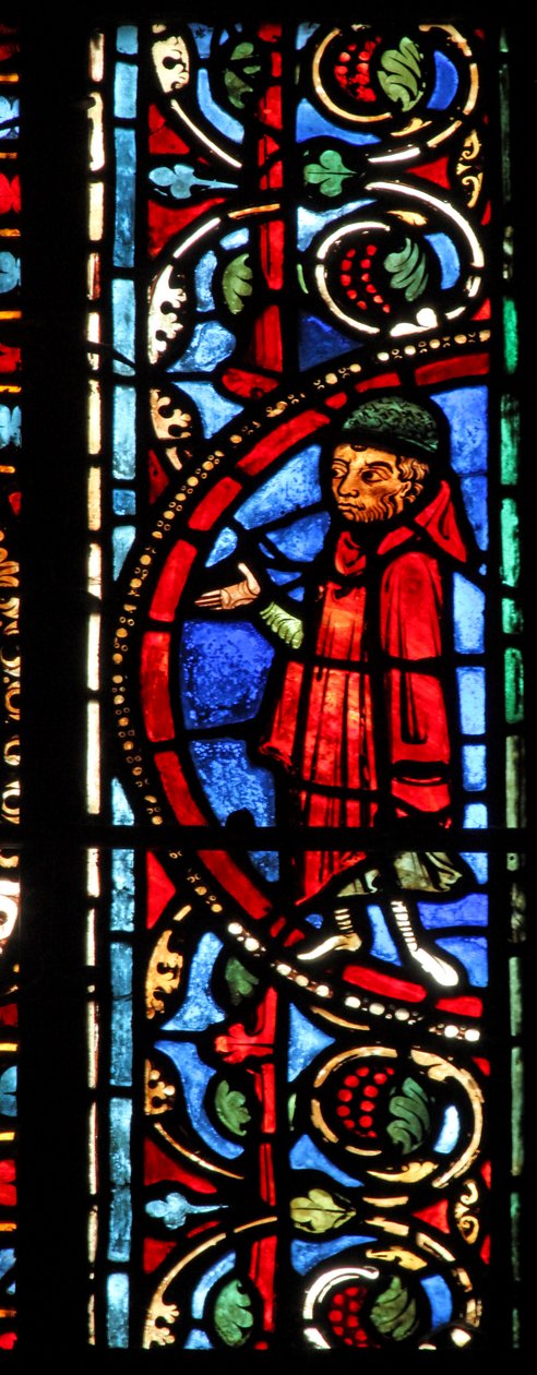Das St. Lubin Fenster: Die Stifter - Winzer von French School