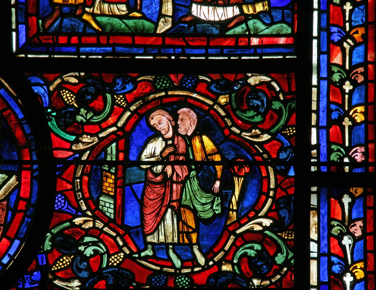 Das St. Martin Fenster: Dekorativ von French School