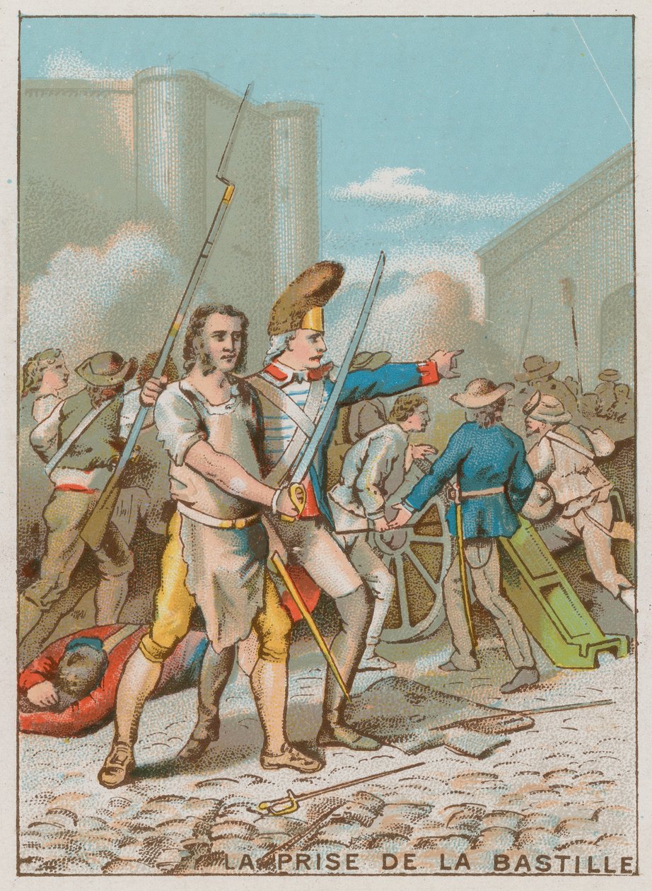 Der Sturm auf die Bastille von French School